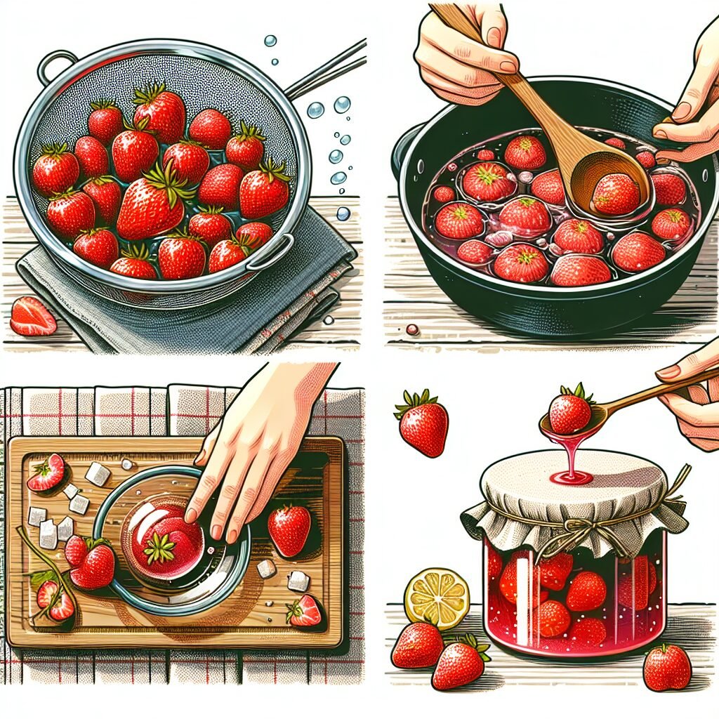 Como fazer geleia de morango