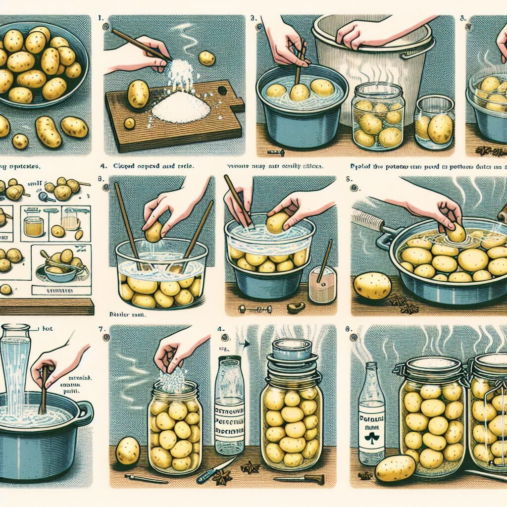 Como fazer batata em conserva