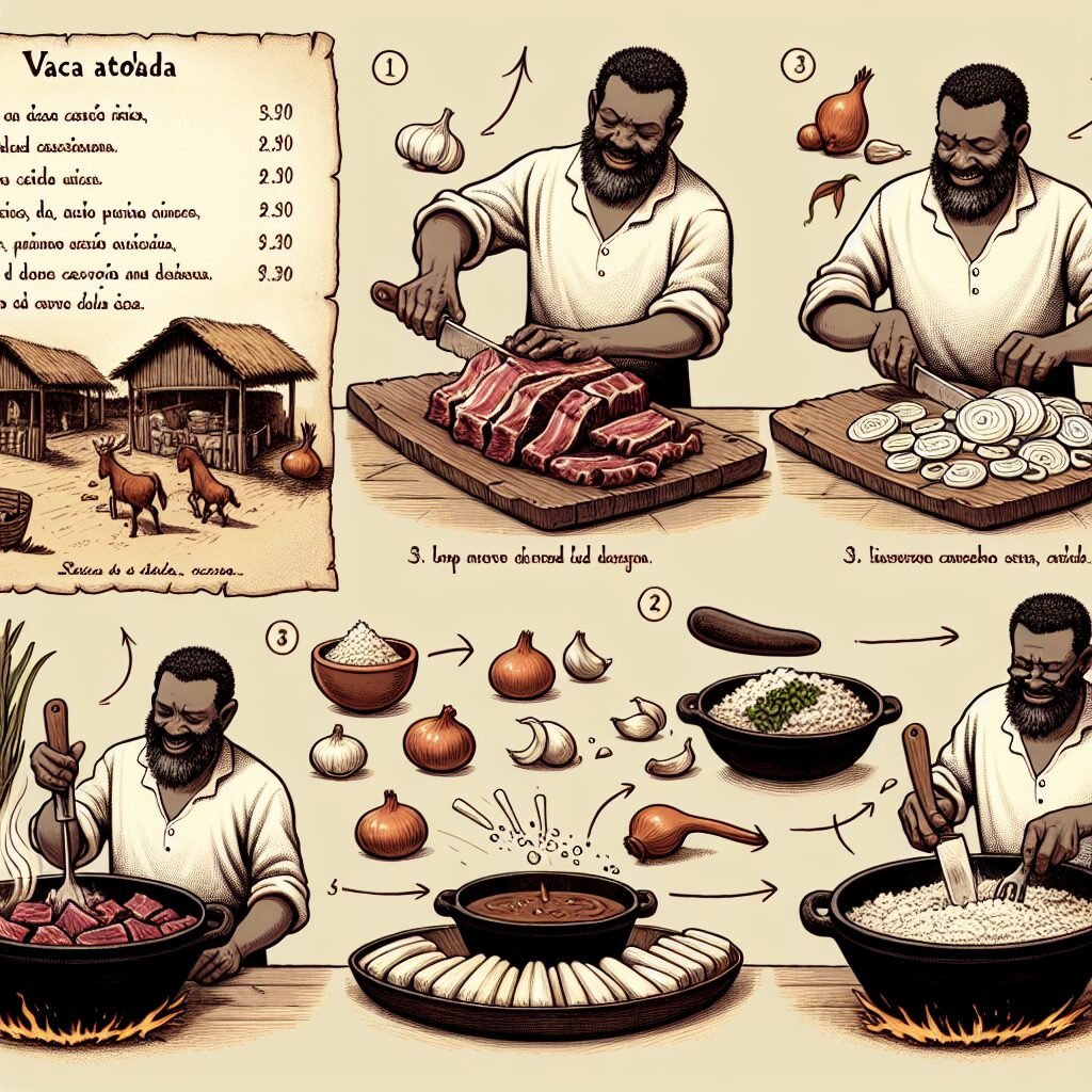 Como fazer vaca atolada